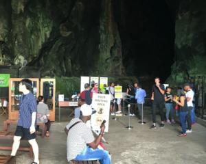Dark Cave entrance, Batu Caves, Kuala Lumpur, Malaysia 