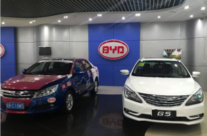 BYD electric cars 